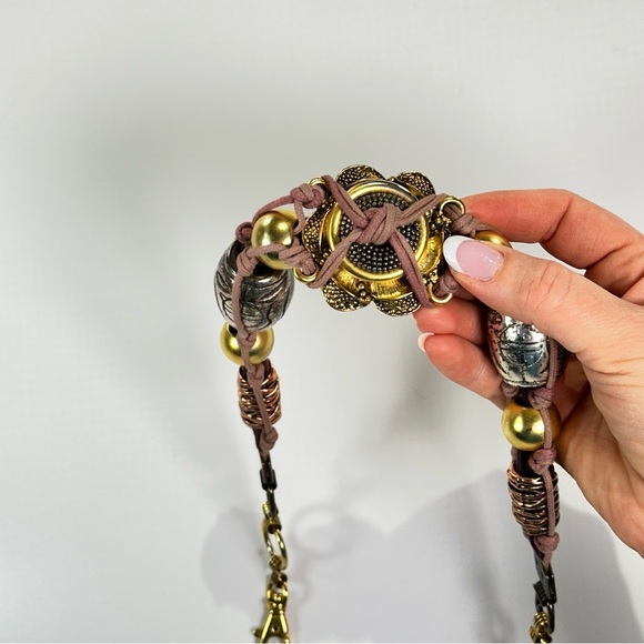 Vintage Scarab Boho Chain Belt Adjustable S/M main image 7
